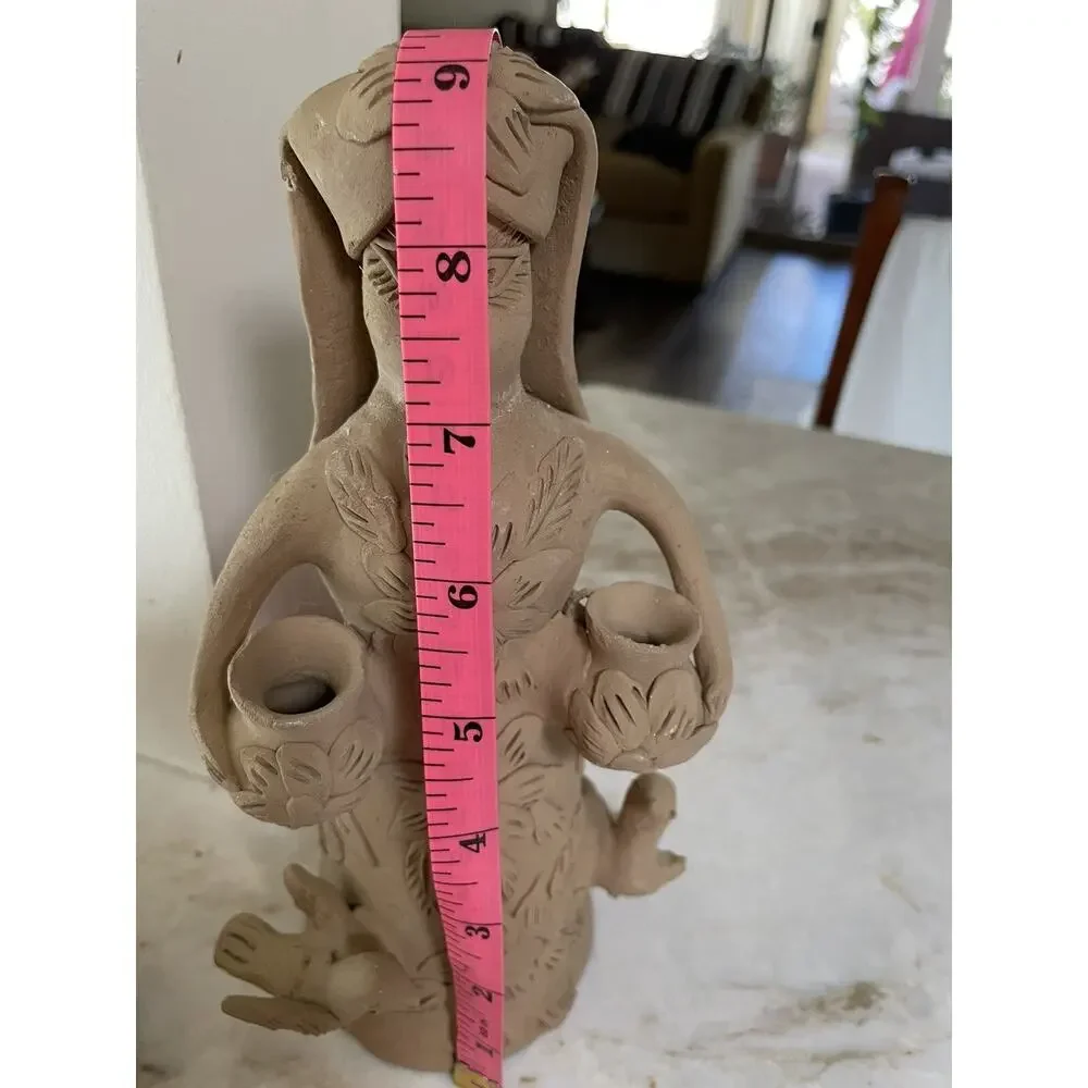 Theodora Blanco Style Oaxaca Clay Figurine Of Frida.
